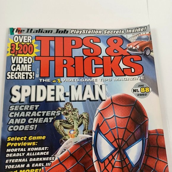Tips & Tricks Magazine Spiderman Issue 88 June 2002 Video Game Tips *MINOR WEAR* - Picture 3 of 14